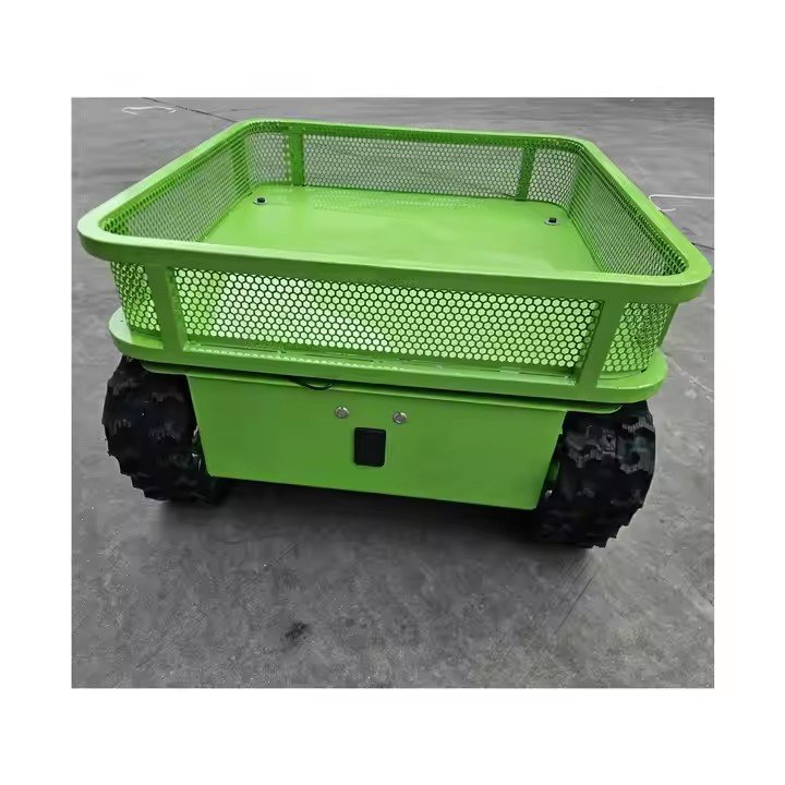 Small Electric Crawler Remote Control Orchard Picking Transport Vehicle