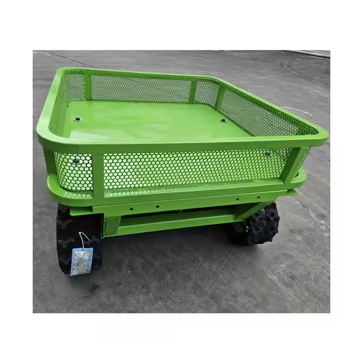 Small Electric Crawler Remote Control Orchard Picking Transport Vehicle