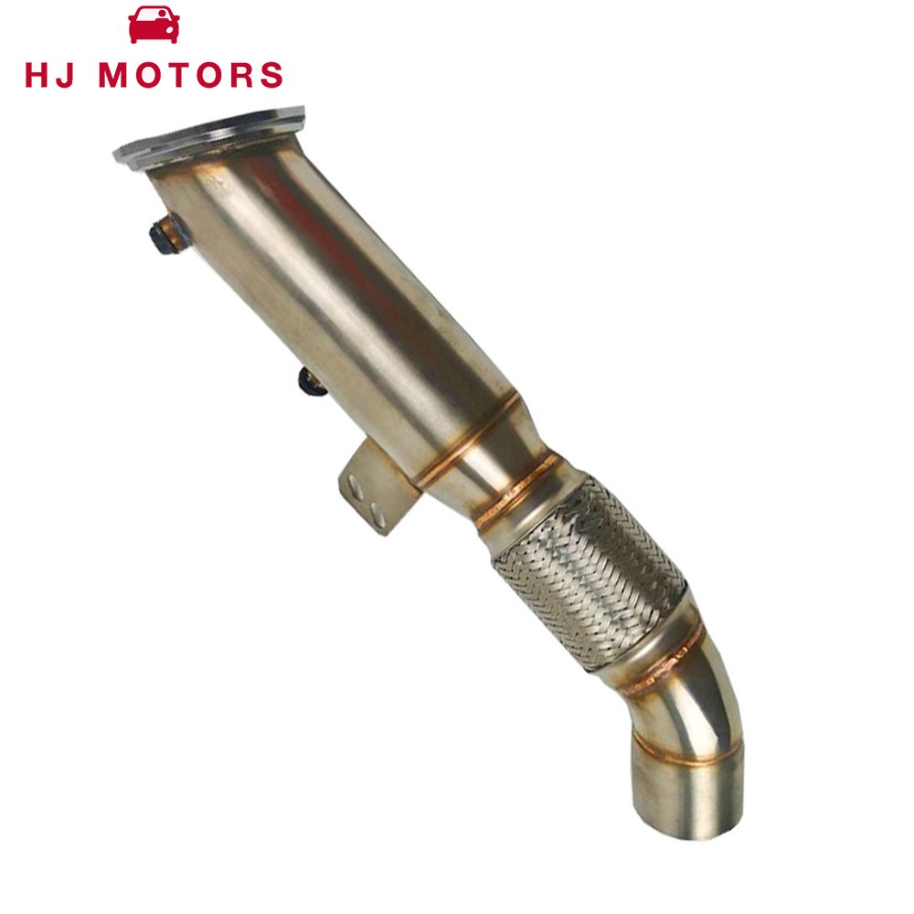 4.5" SS Turbo Stainless Steel Downpipe for BMW B58 M240i 340i 440i 540i 740i F&G Series 2016~2019 3.0T B58 Downpipe