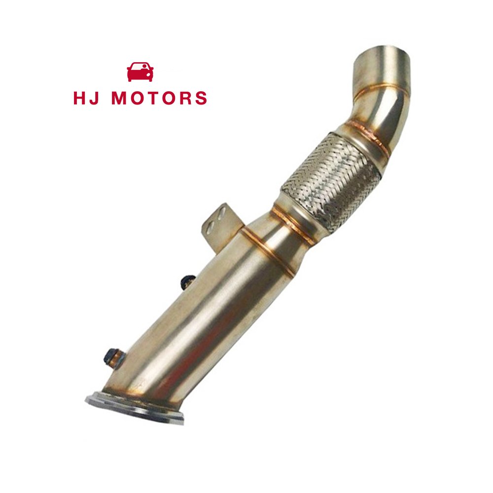 4.5" SS Turbo Stainless Steel Downpipe for BMW B58 M240i 340i 440i 540i 740i F&G Series 2016~2019 3.0T B58 Downpipe