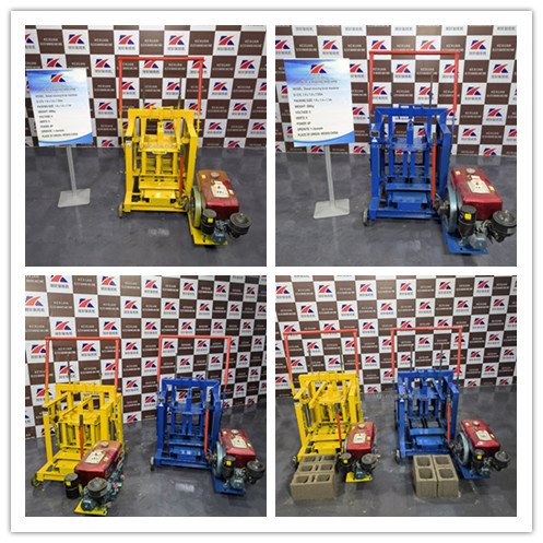 Made in China 2-45 Small diesel Semi-automatic Brick Press Machinery Factory Direct Sale on Sale