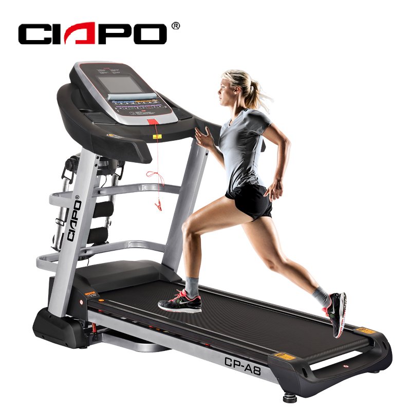 Factory Wholesale Fitness 4HP AC Electric Treadmill Household Electric Large Screen Treadmill