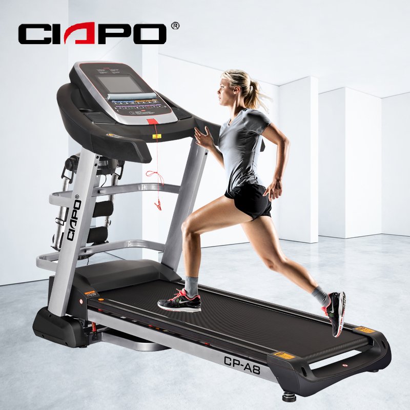 Factory Wholesale Fitness 4HP AC Electric Treadmill Household Electric Large Screen Treadmill