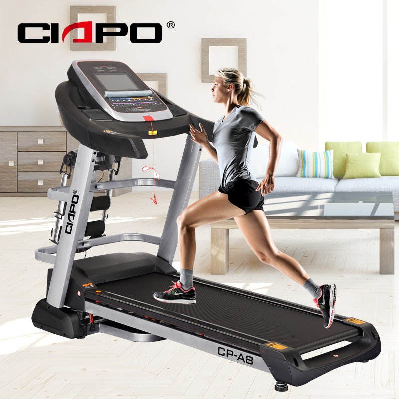 Factory Wholesale Fitness 4HP AC Electric Treadmill Household Electric Large Screen Treadmill