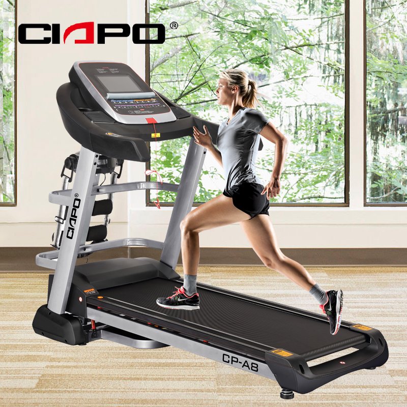 Factory Wholesale Fitness 4HP AC Electric Treadmill Household Electric Large Screen Treadmill