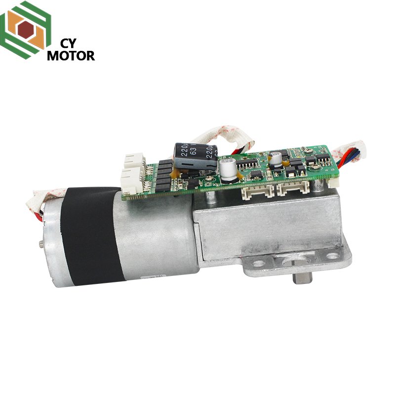36mm Brushless DC Worm Gear Box Motor Flat Gearbox for Auto Window Lift Robots Joints 36V