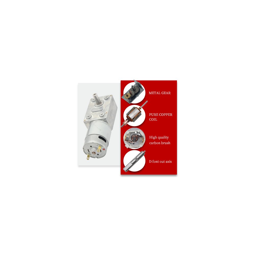 Shenzhen Lisheng Motor 4632-385 Micro DC Reduction Turbo Worm Self-locking Gear Speed Regulating Small Motor 12v24v Motor