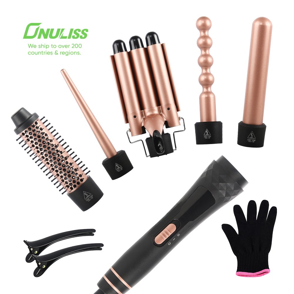 Multifunctional Hair Curling Auto Machine 5 in 1 Tourmaline Ceramic Technology Hair Curler