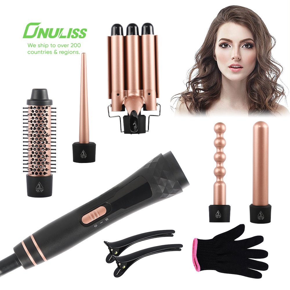 Multifunctional Hair Curling Auto Machine 5 in 1 Tourmaline Ceramic Technology Hair Curler