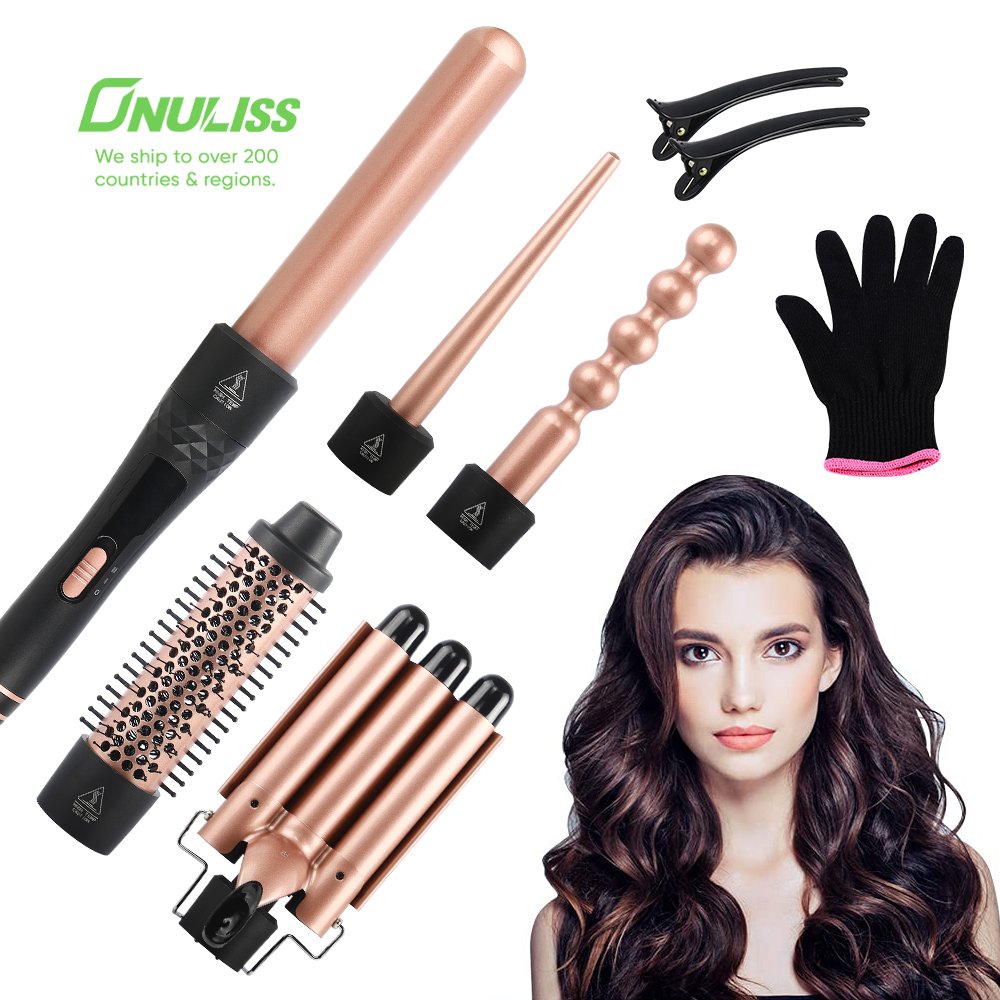 Multifunctional Hair Curling Auto Machine 5 in 1 Tourmaline Ceramic Technology Hair Curler