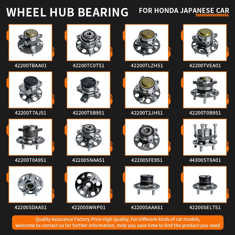42200SAAA51 Wholesale Price Front Rear Wheel Hub Bearing for HONDA 16-20 CIVIC INSIGHT 42200-SAA-A51