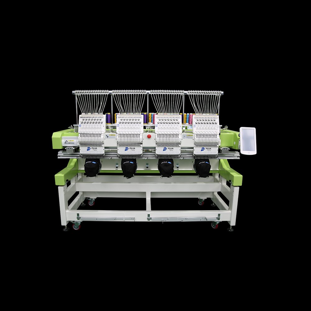 FUJA Digital High Efficiency 4 Heads Computerized Embroidery Machine for Factory