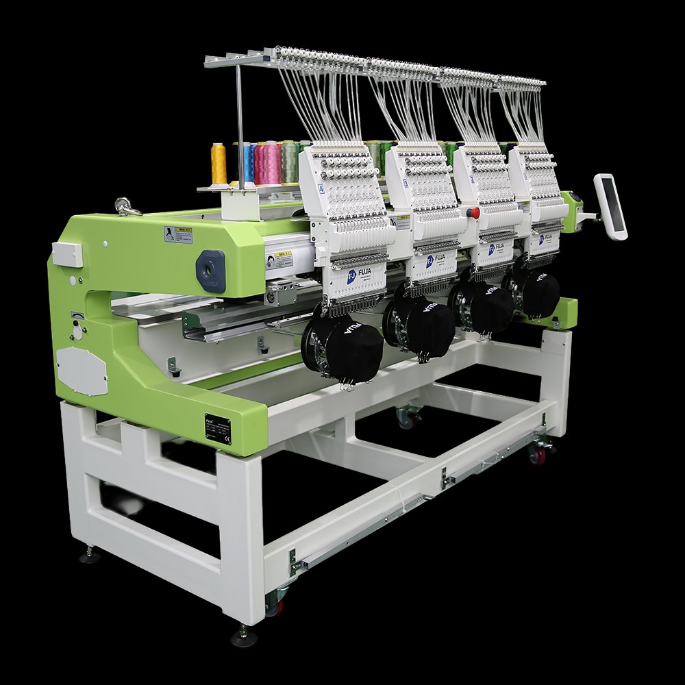 FUJA Digital High Efficiency 4 Heads Computerized Embroidery Machine for Factory