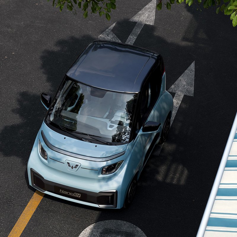Wholesale 2024 Wuling Nano New Energy Vehicles 3 Door 2 Seats Hatchback 0KM Used Car Wuling Nano Mini Ev Car Electric for Adults