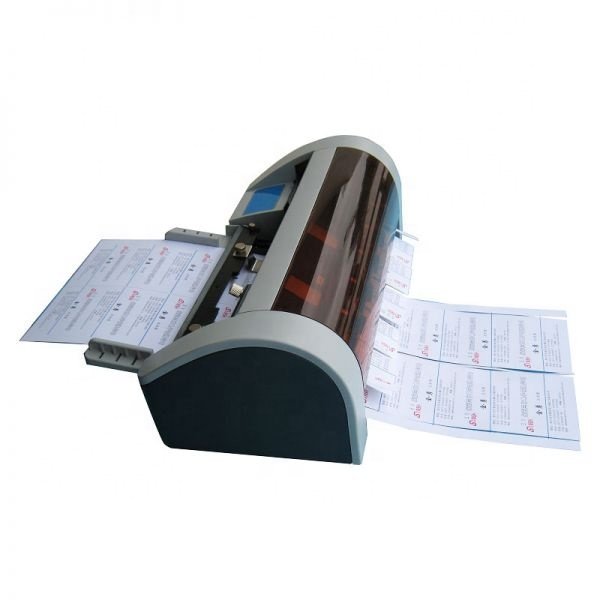SSB-001 A4 Semi-Automatic Electric Name Card Business Card Cutter Machine Cut Sticker Machine Sheet Label Die Cut Machine