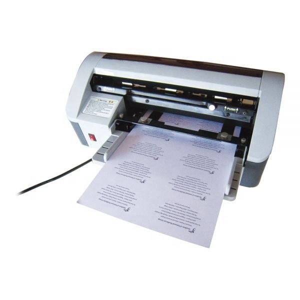 SSB-001 A4 Semi-Automatic Electric Name Card Business Card Cutter Machine Cut Sticker Machine Sheet Label Die Cut Machine