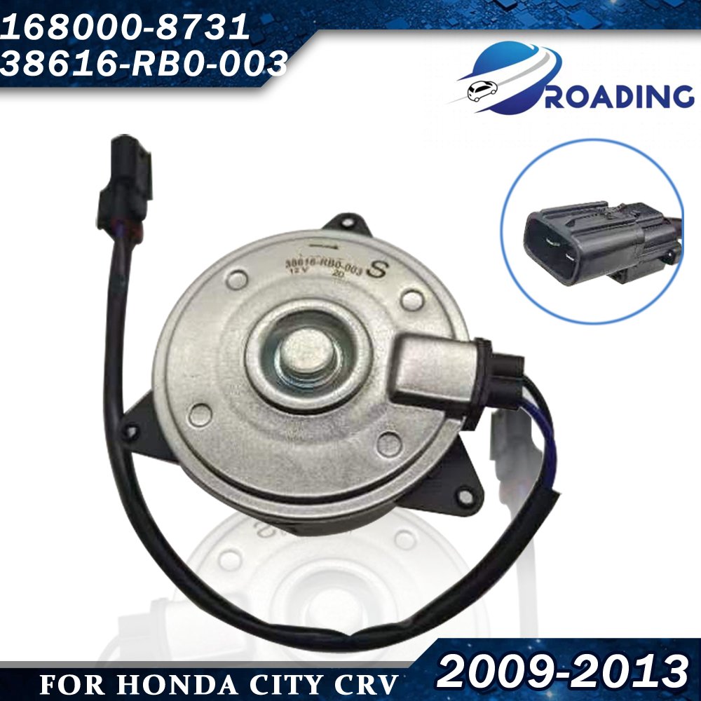 For Honda CRV City 168000-8731 38616-RB0-003 Cooling Fan Motor Radiator