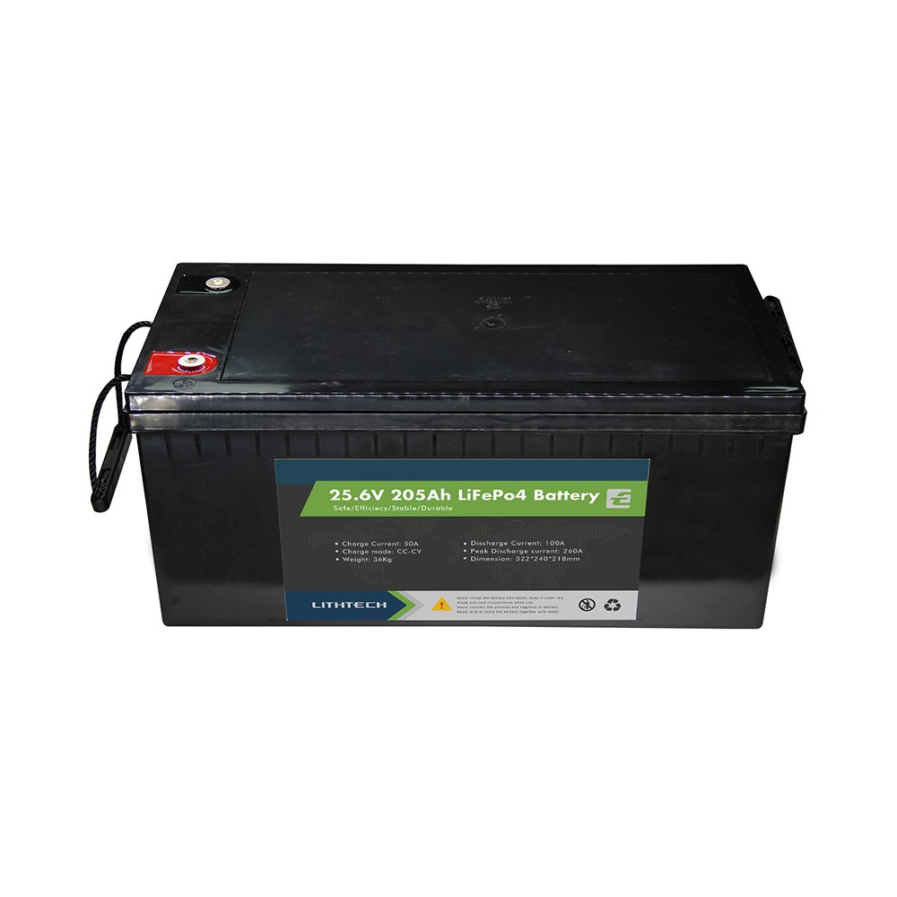 Lithtech OEM Cheap Lifepo4 12v 24v 36v 48v 200AH Battery Auto Rechargeable Lithium Ion Batteries