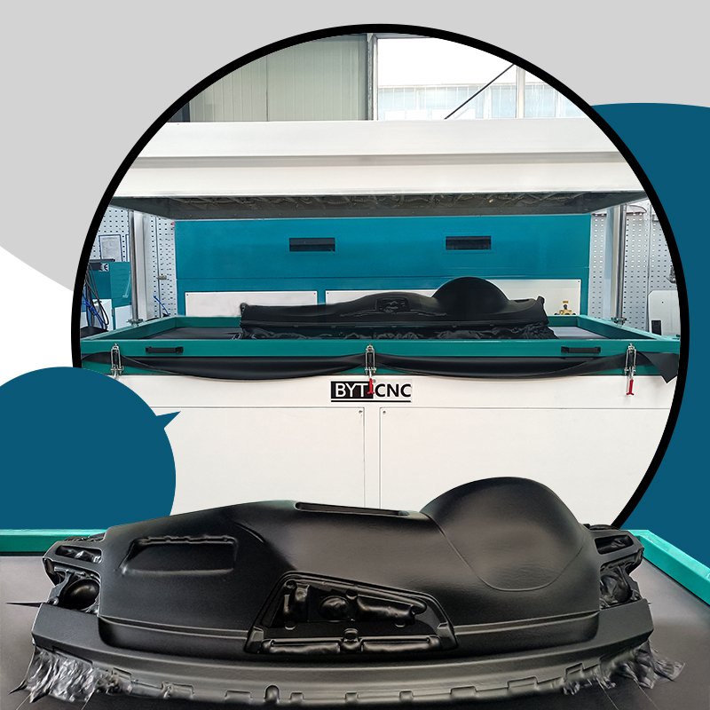 Car and Truck Dashboard PU Leather Forming Machine