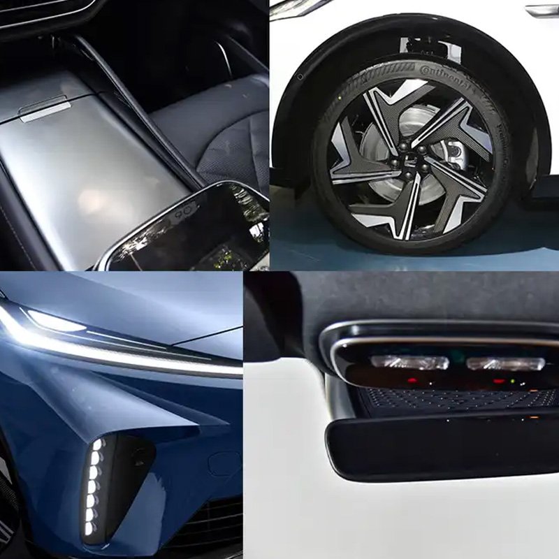 The Fastest New Energy Luxury Mid-size Crossover SUV Ev Car 2024 Rising Auto R7 Pro 4X4 SUV Electric Car