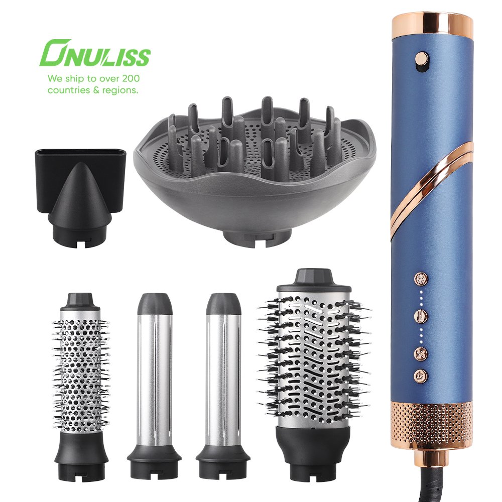 Portable Multi Function Hair Curler Private Label Wet High Speed 220V Hair Straightener Comb Blow Dryer