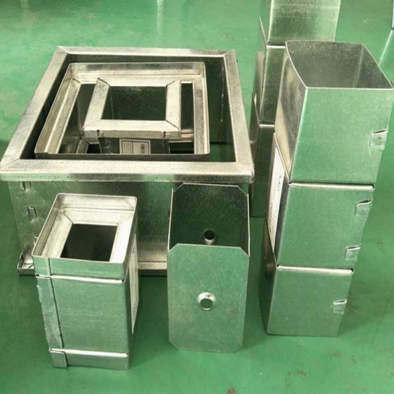HAVC System 150 Mm*200 mm Automatic Steel VCD CD Fire Smoke Damper Frame Roll Forming Machine