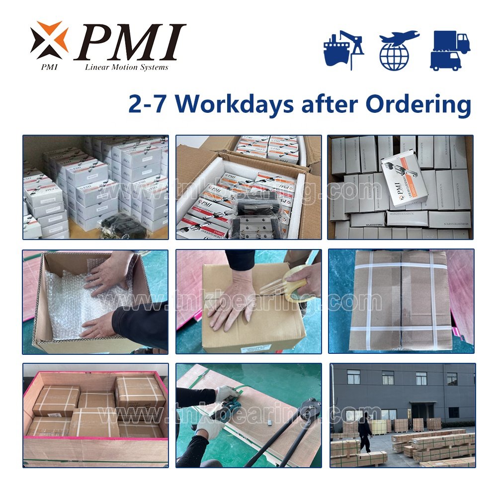 High Precision PMI Rolled Ball Screws Rod Nut Kit RSVW RSVW2505 14mm 20mm 32mm C7 500mm 1800mm Auto Machine Part CNC Ballscrew