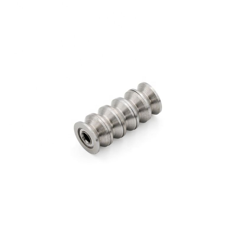 V groove Track Roller Bearing V623 Zz v groove Pulley 3x12x4mm Ball Bearing Pulley Wheel for Guide Rail