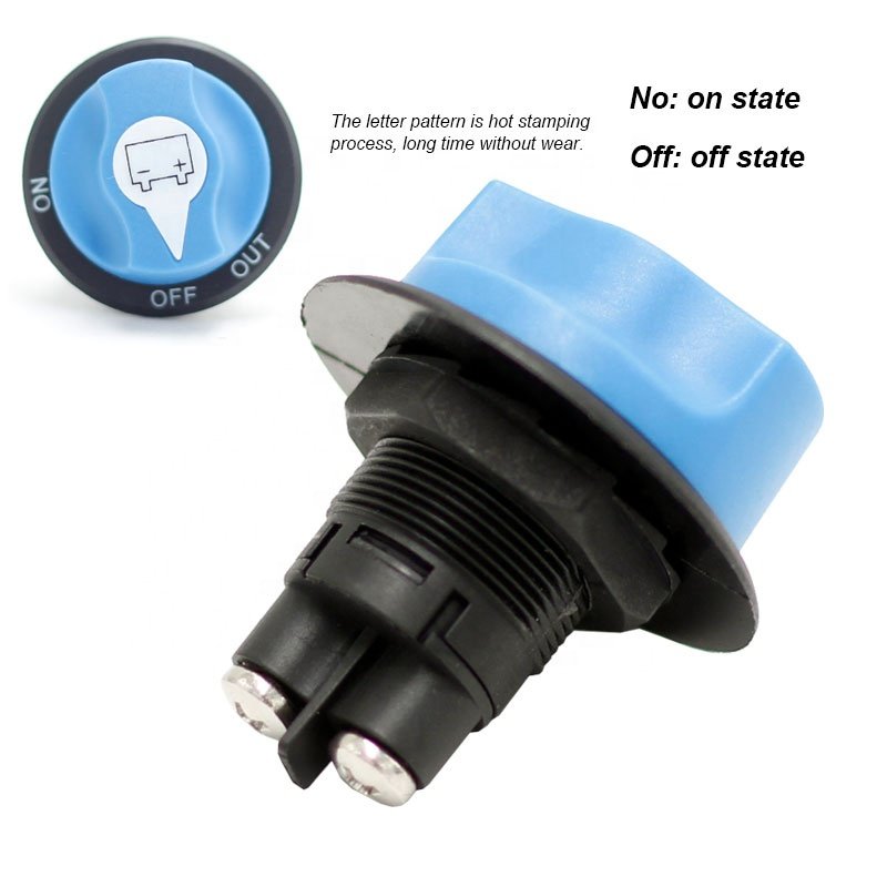 50A Car Battery Power Cut Off Switch Isolator Rotary Disconnect Switch for Car Motorcycle Boat Truck RV Auto Accessories