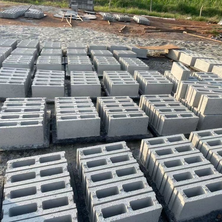 LONTA QTJ4-28 Semi Automatic 6 Inch Interlock Hollow Solid Paver Maker Cement Concrete Brick Block Making Machine Brique