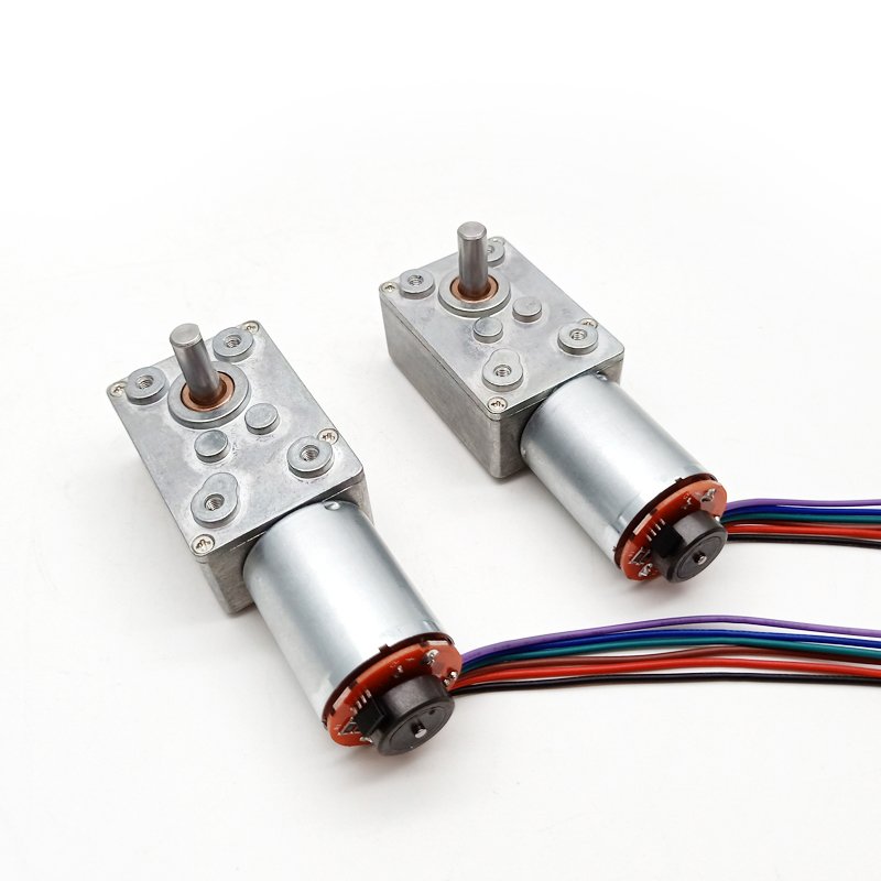 12v Dc Worm Gear Motor Encoder 6rpm High Torque Motor 24v Dc Worm Gear Motor