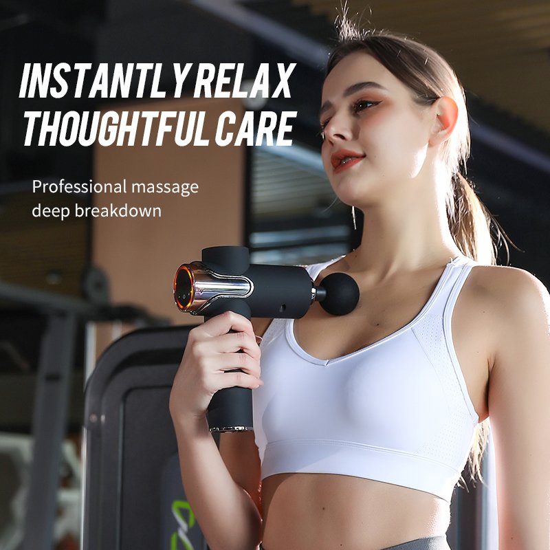 Professional Grade Multifunctional Deep Muscle Relaxation Handheld Fascia Gun New Silent Cordless Electric Massage Fitness
