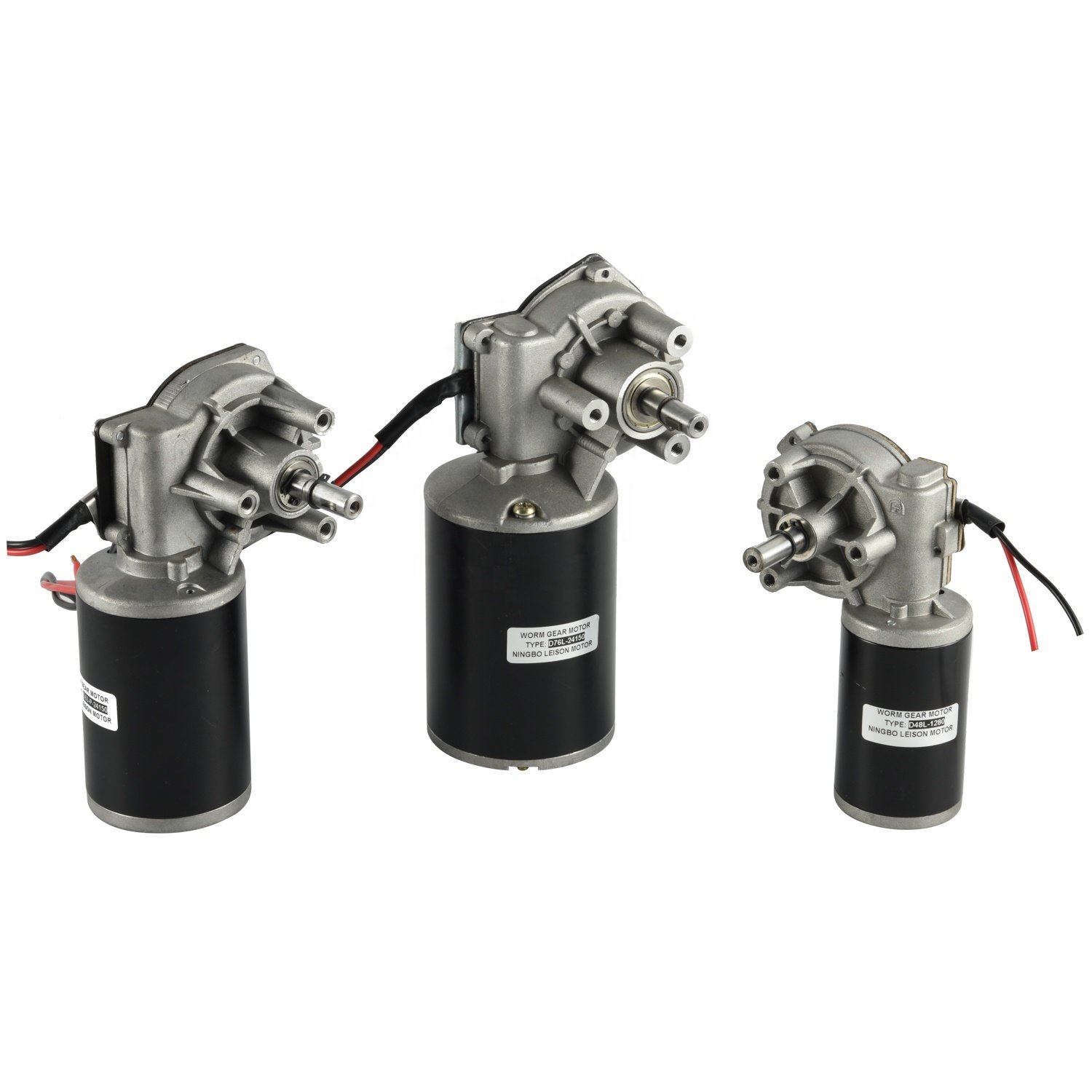 D59 PMDC Brushed Electric Worm Gear Motor with Encoder 12 Volt 24 Volt 30W for Food Processor