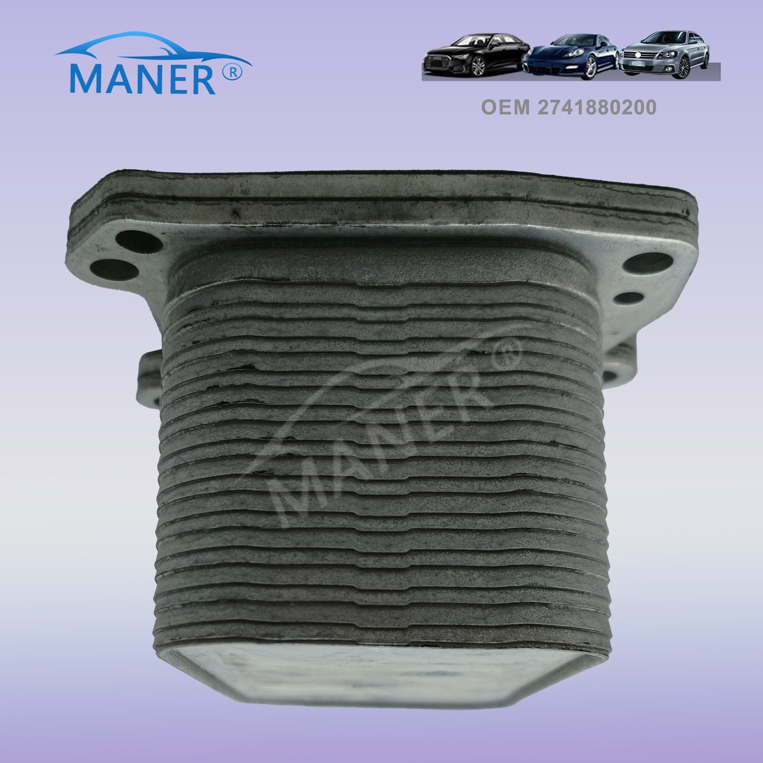 MANER 2741880200 Auto Engine Parts Lubrication System Cooling System Oil Cooler for Mercedes Benz for W205 A205 C205 M 274.920