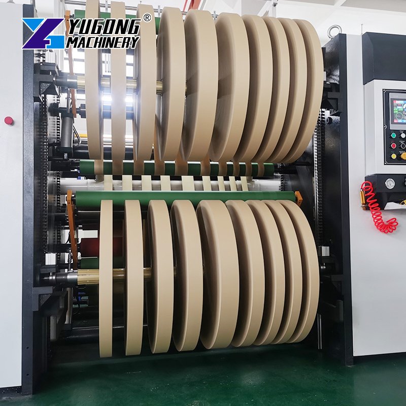 Aluminum Foil Slitter Rewinder Plc Control Slitting Machine