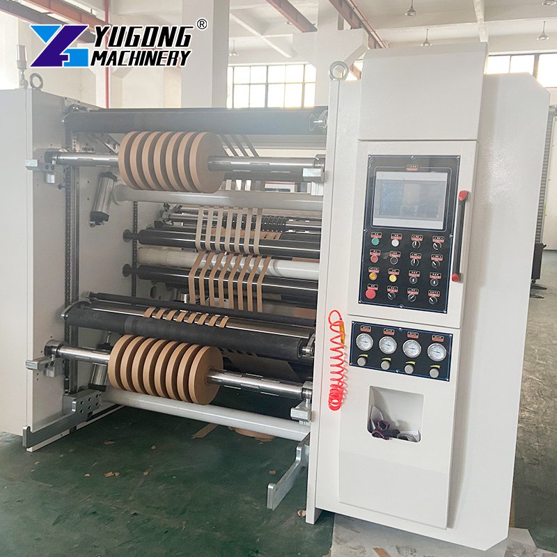 Aluminum Foil Slitter Rewinder Plc Control Slitting Machine