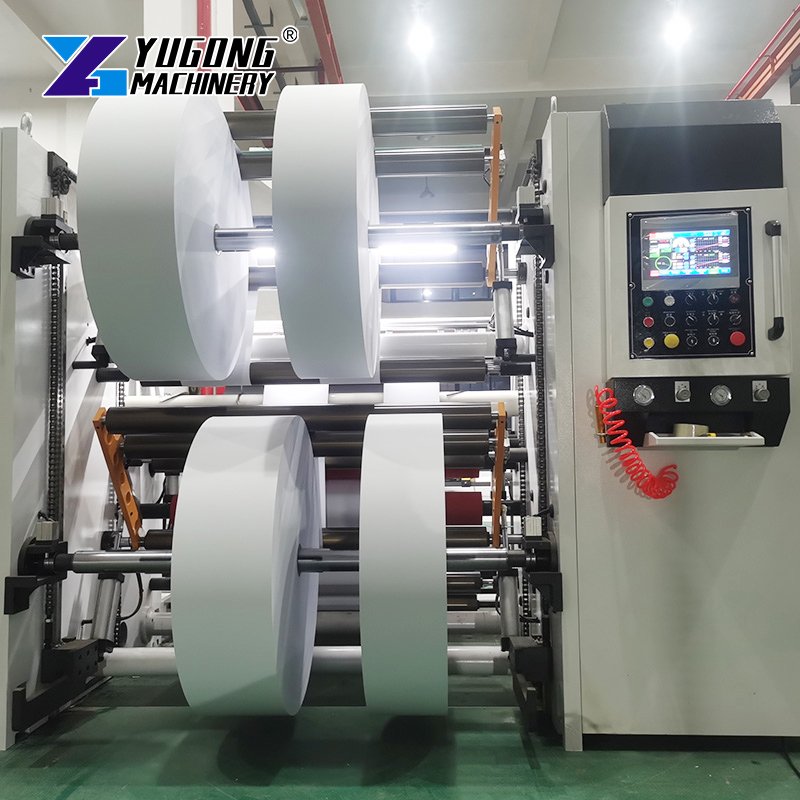 Aluminum Foil Slitter Rewinder Plc Control Slitting Machine