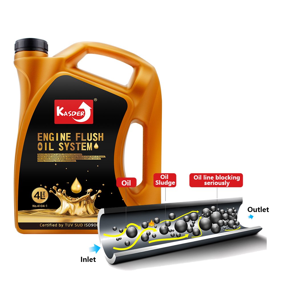 Powerful 4L Car Engine Flush Oil System Carbon Cleaner Chemical Motor Flushing for diesel Auto Mobile Truck Heavy Duty Vehicles