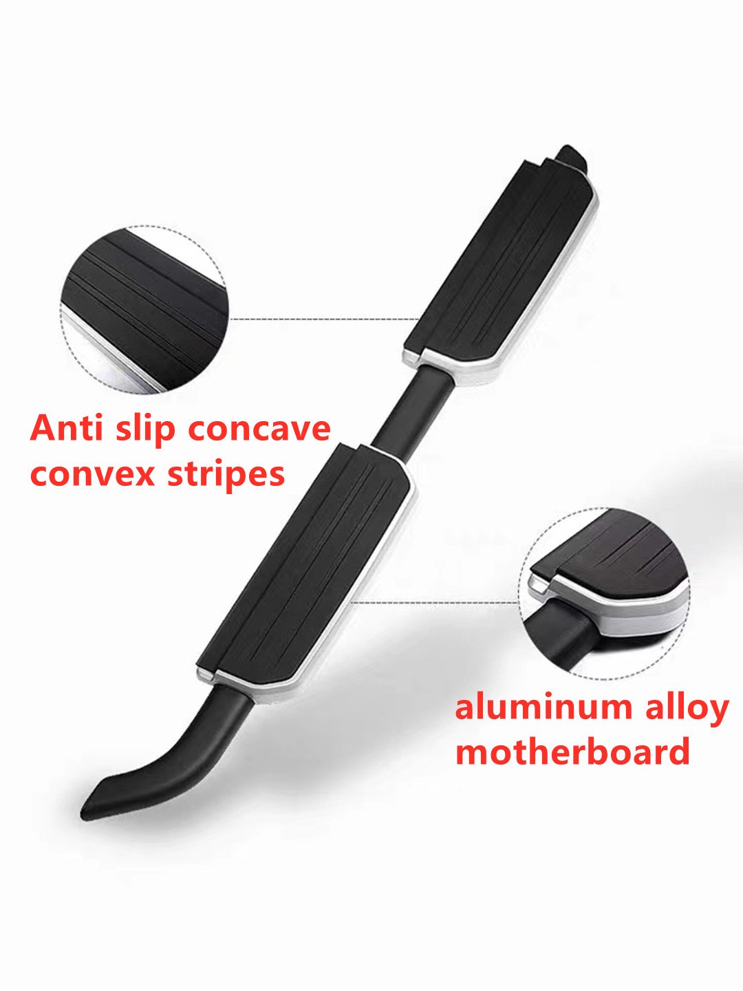 2022 New Side Step Steps Running Board Foot Pedal for Land Rover Defender 90/110 2015-2016