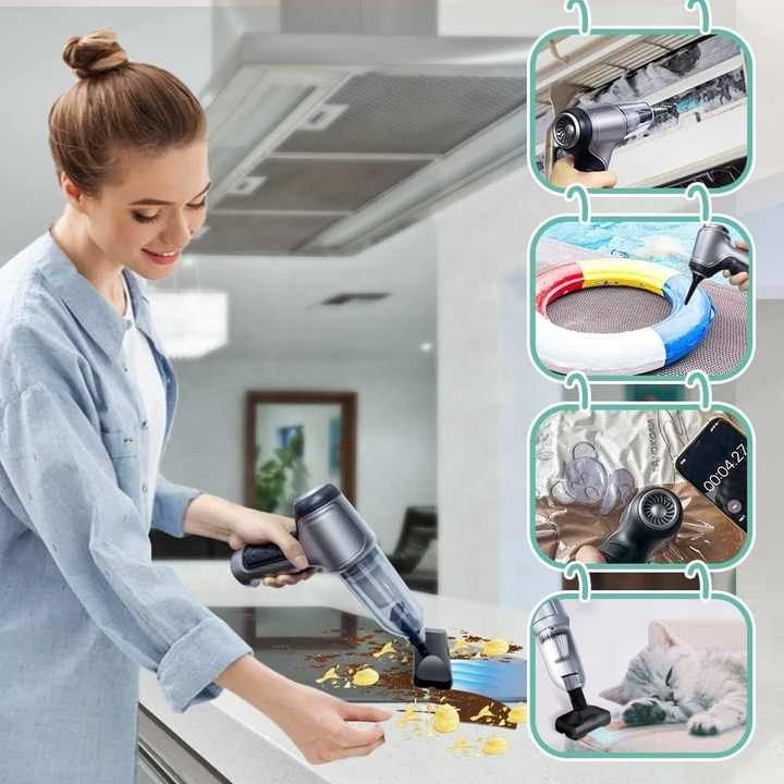 Powered Brushless Motor 12000pa Hand Held Low Shipping Car Hover Vacuum Cleaner High Vacuum Cleaner Wireless Handheld Car Vacuu