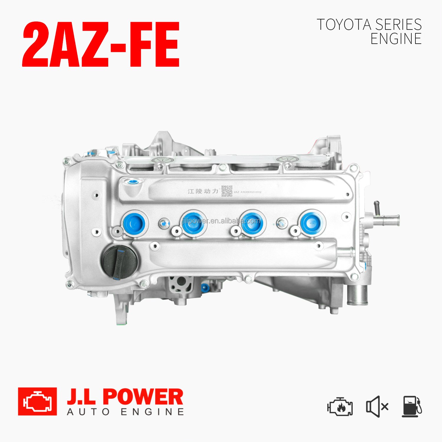 100% Hot Tested 2.4L Displacement 2AZ Engine Assembly Auto Motor for Toyota Camry