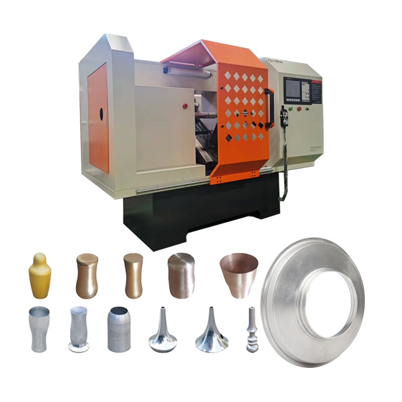 High Performance CNC Aluminum Carbon Steel Pot Round Duct Metal Plate Spinning Forming Machine