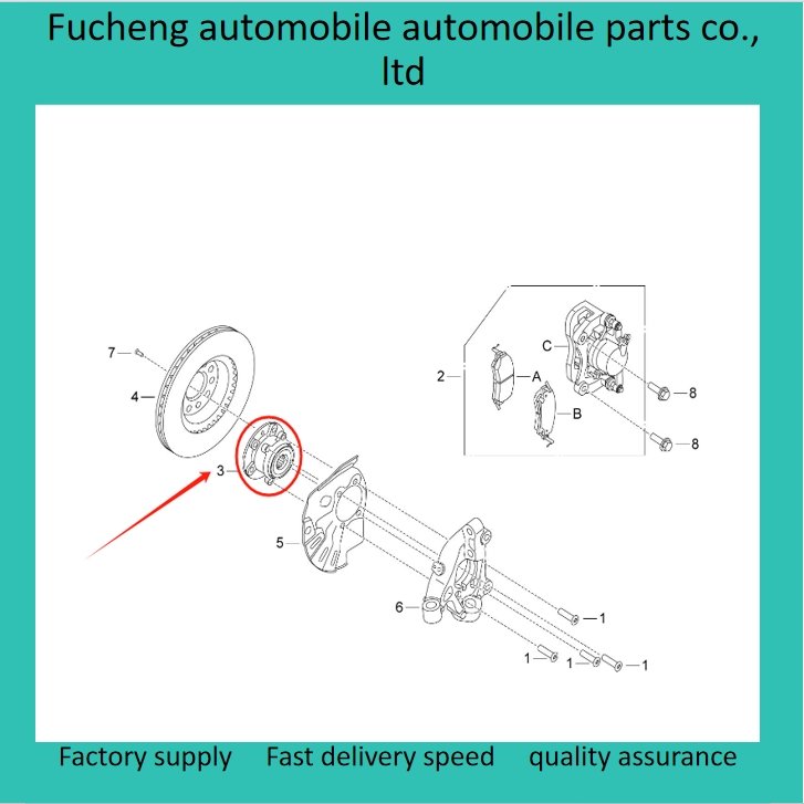 Front Wheel Hub Bearing for Trumpchi GA6 GS5 3510003ARX0000 GS4 Plus M6 GA8 3510003ARX0000