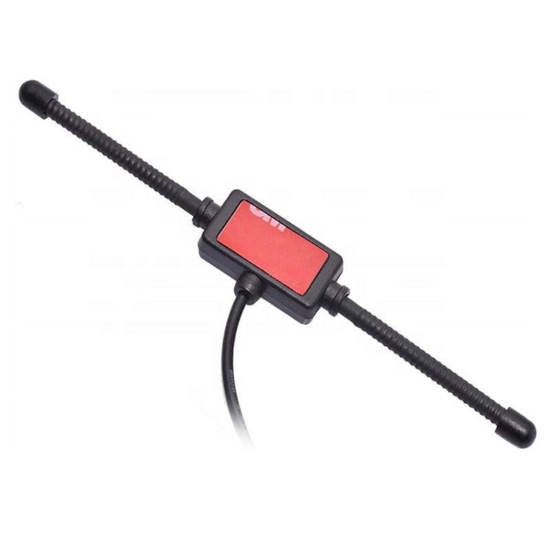 433mhz Car Aerial Stereo AM FM Dipole DIN Adapter Hidden Adhesive Mount AM FM Radio Antenna for Vehicle Car Truck SUV Radio