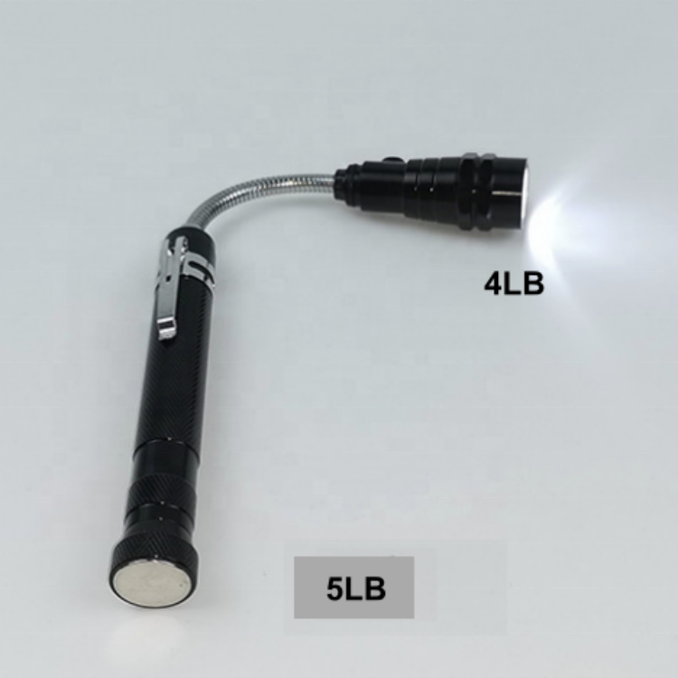 Strong Car Maintenance Lighting Antenna Inspection LED Magnetic Pickup 4LB 5LB Magnetic Telescopic Flashlight Pickup Tool
