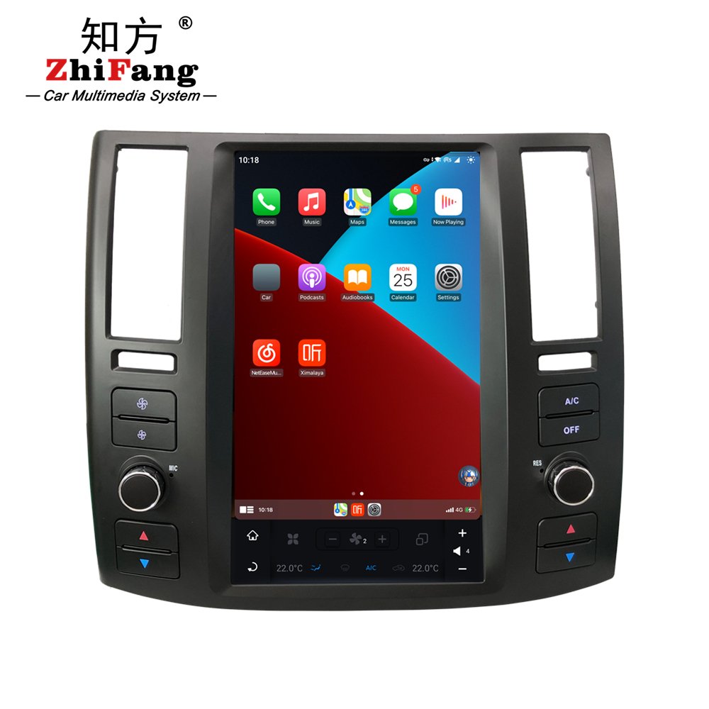 Android 11.0 Tesla Screen Car Radio DVD Player GPS Navigation for Infiniti FX35 FX45 FX25 2004 2005 2006 2008