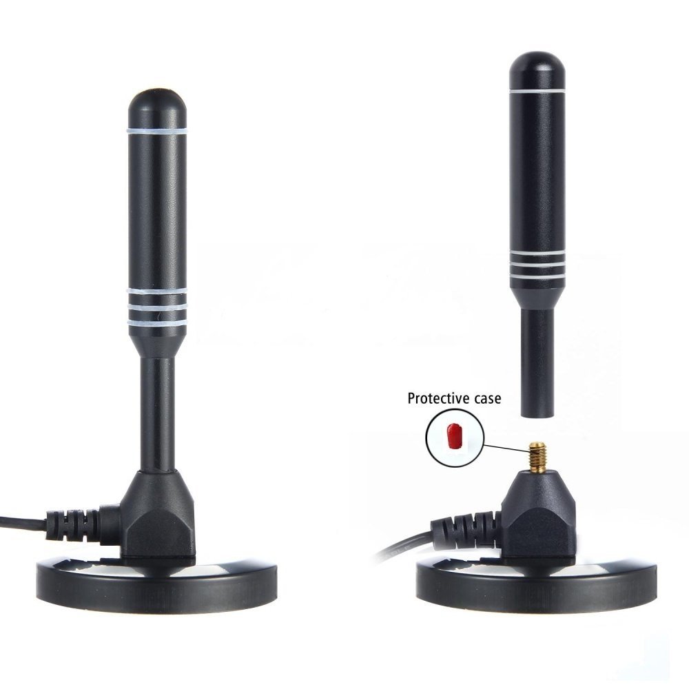 TV Antenna auto hdtv digital 35dB Outdoor antenna booster signal usb fm antenna radio vhf car long range