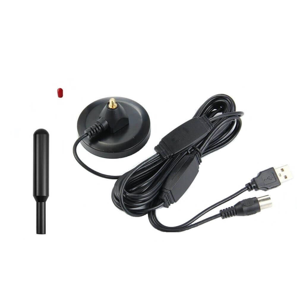TV Antenna auto hdtv digital 35dB Outdoor antenna booster signal usb fm antenna radio vhf car long range