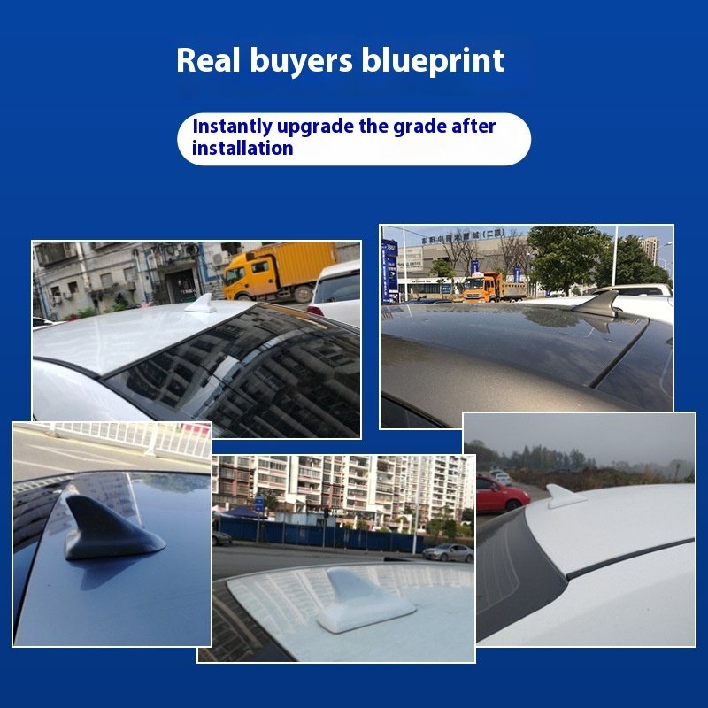 Modified Shark Fin Roof Antenna for Toyota Vios Corolla Original Sand Fish Tail Car Decoration