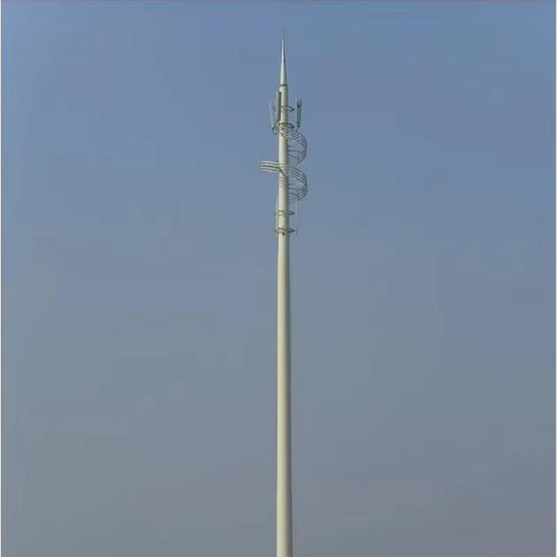 Professional manufacturer Communication Steel Monopole Antenna Wifi Telecommunication Tower